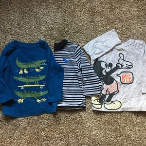 {Okie Dokie & Disney/Jumping Beans} 3 shirts
